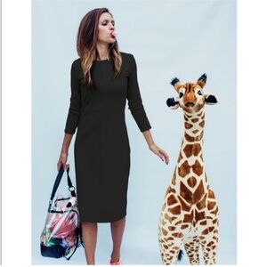 Chic Black Midi Dress